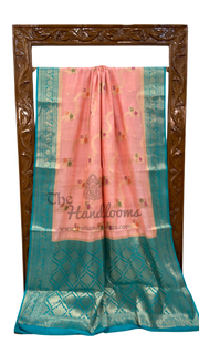 Pure Chiniya Silk Handloom Banarasi Saree - The Handlooms