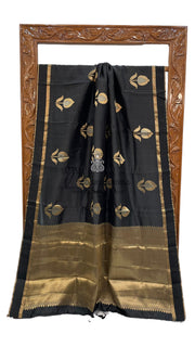 Pure Mango Silk Banarasi Handloom Saree - The Handlooms