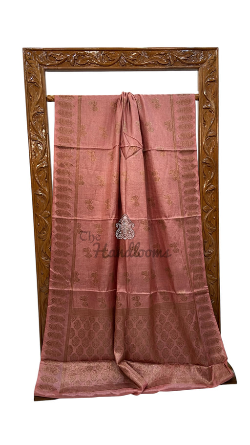 Pure Tussar Silk Handloom Banarasi Saree - The Handlooms