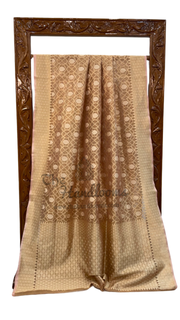 Pure Tissue Reshmi zari Banarasi Saree - The Handlooms