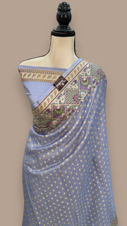 Pure Tussar Silk Handloom Banarasi Saree - The Handlooms