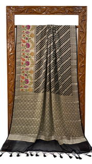 Pure Chiffon Khaddi Banarasi Saree - The Handlooms