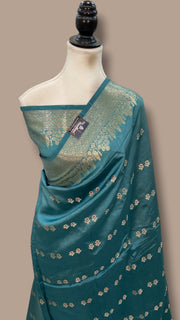 Pure Mango Silk Banarasi Handloom Saree - The Handlooms