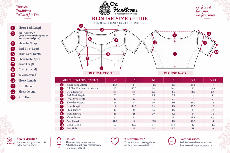 Blouse Stitching Service (For Prepaid orders only)