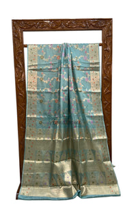 Pure Tussar Silk Handloom Banarasi Saree - The Handlooms