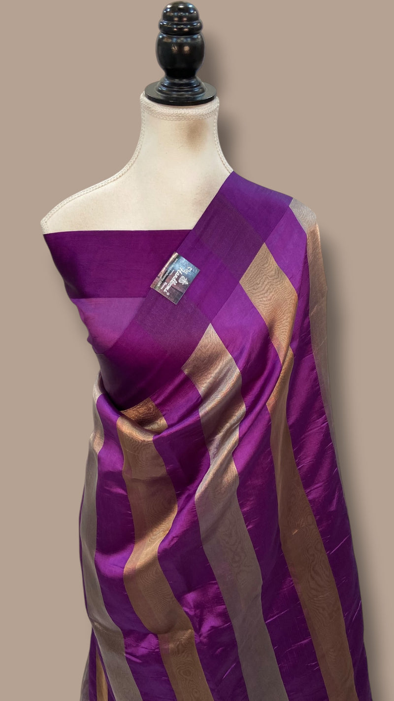 Pure Kora Tissue Handloom Banarasi Saree