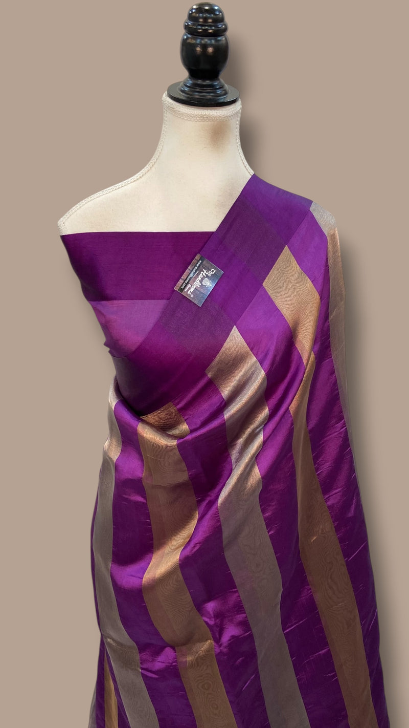 Pure Kora Tissue Handloom Banarasi Saree