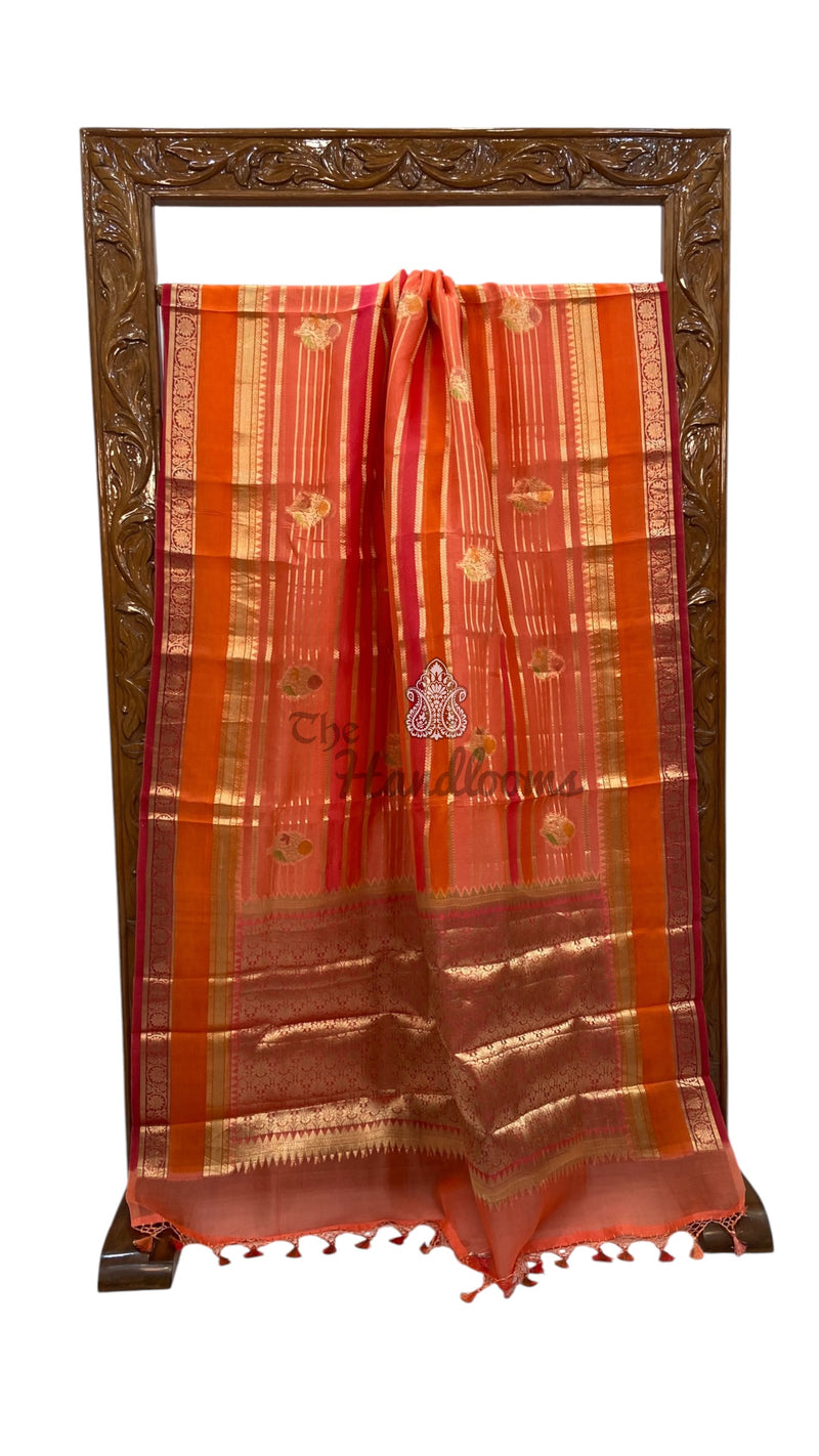 Pure Kora Handloom Banarasi Saree