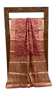 Pure Tussar Silk Handloom Banarasi Saree - The Handlooms