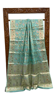 Pure Tussar Silk Handloom Banarasi Saree - The Handlooms