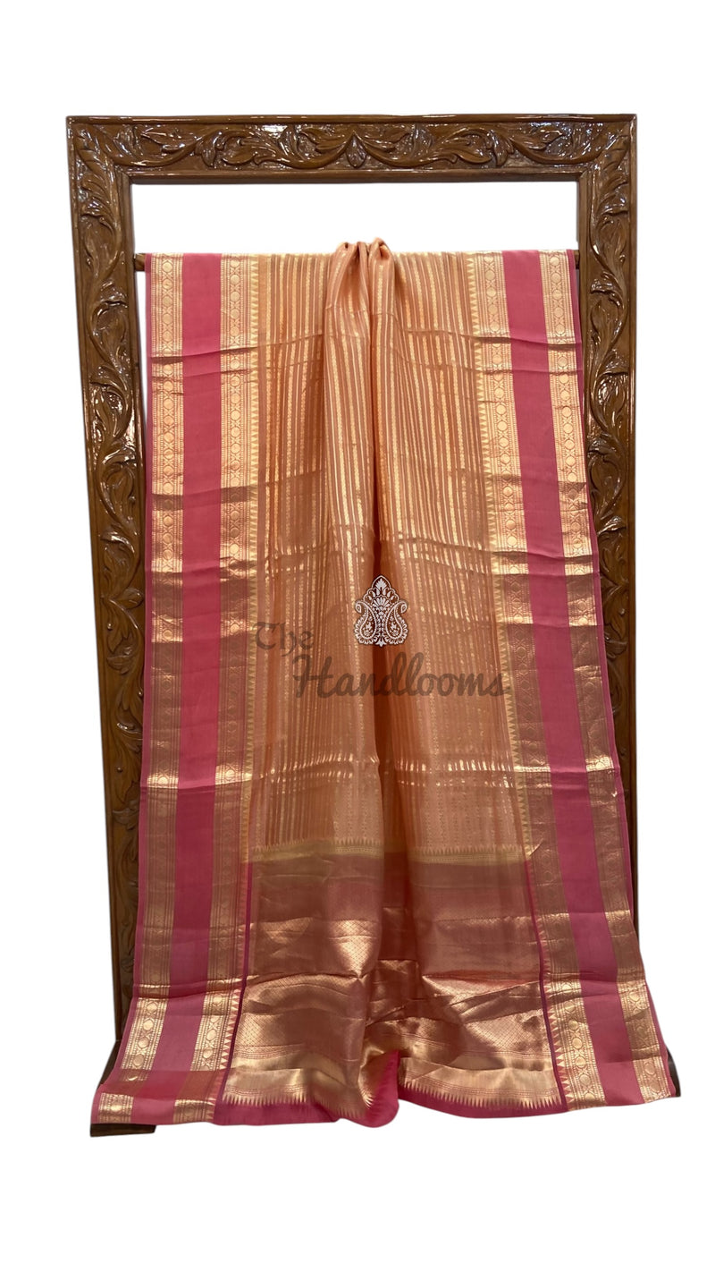 Pure Kora Handloom Banarasi Saree