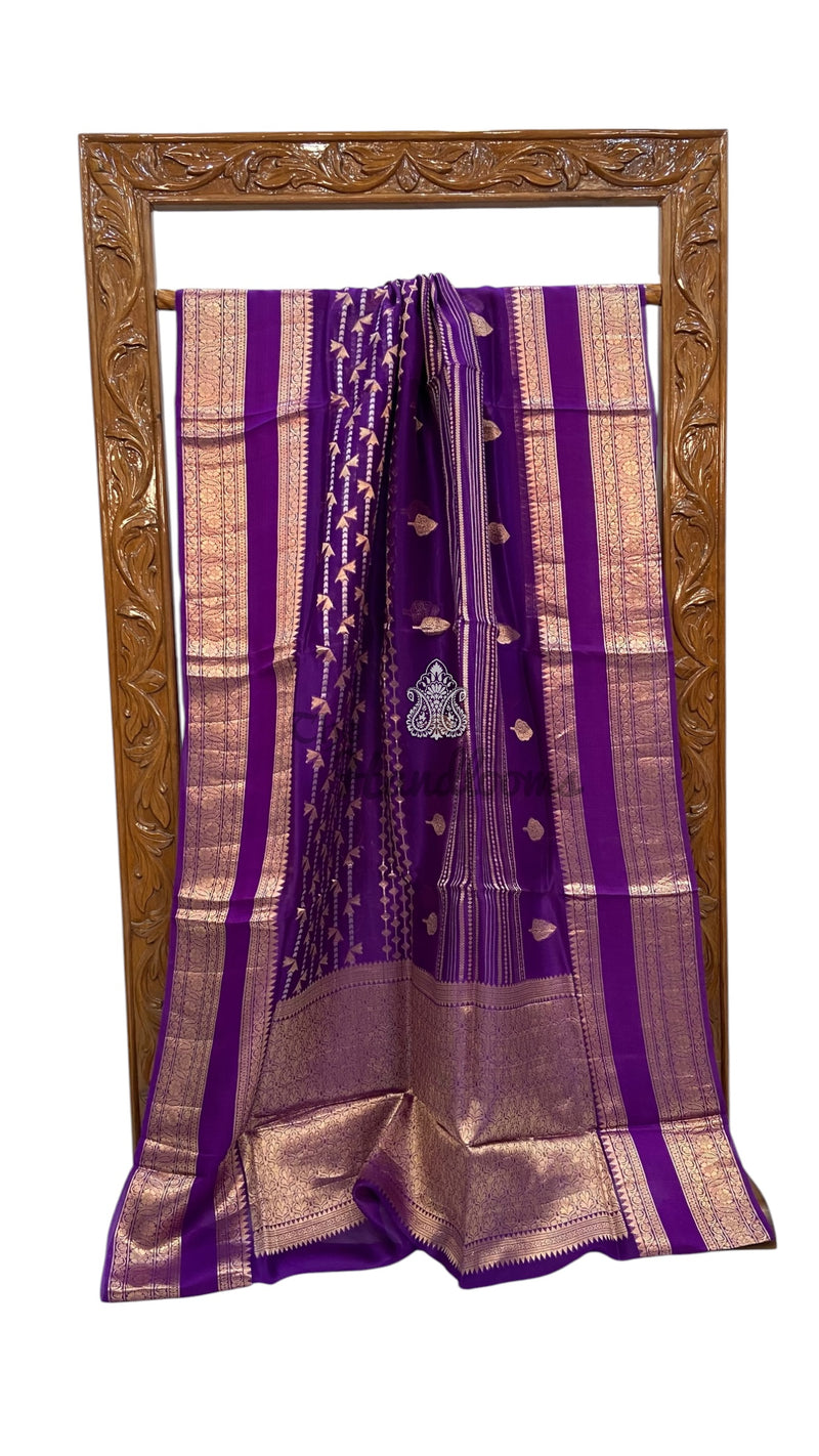 Pure Kora Handloom Banarasi Saree