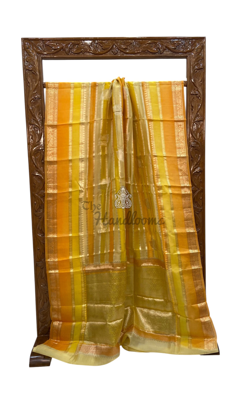 Pure Kora Handloom Banarasi Saree