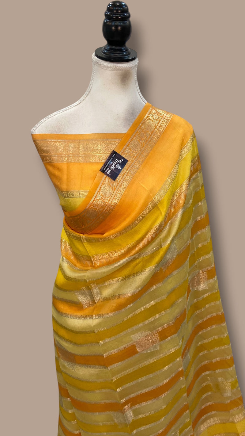 Pure Kora Handloom Banarasi Saree