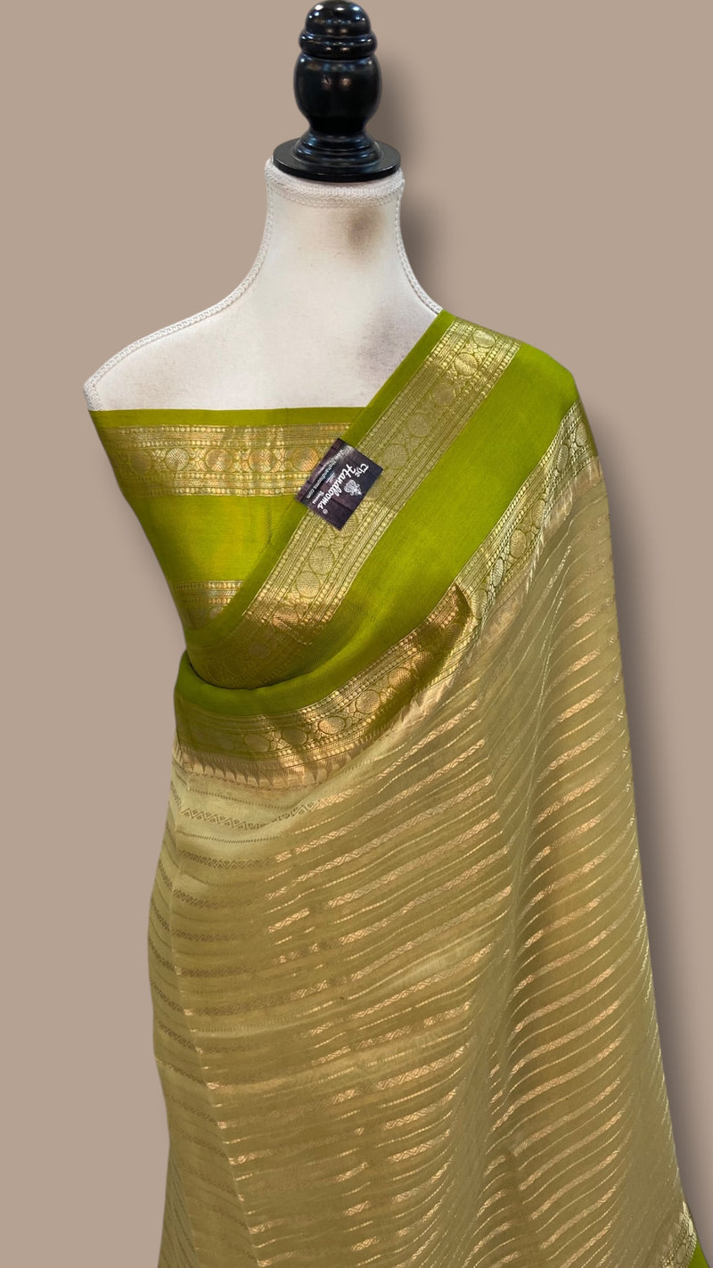 Pure Kora Handloom Banarasi Saree