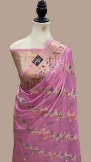 Pure Tussar Silk Handloom Banarasi Saree - The Handlooms