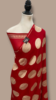 Kajol Devgan in Pure Khaddi Georgette Handloom Banarasi Saree - The Handlooms