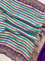 Pure Khaddi Georgette Handloom Dupatta - The Handlooms