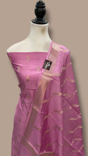Pure Chiniya Silk Handlooms Banarasi Dress Material - The Handlooms