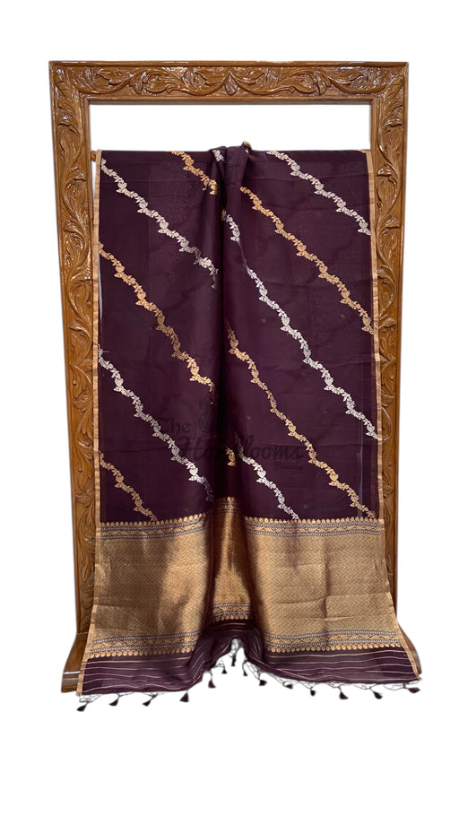 Pure Kora Handloom Banarasi Saree - The Handlooms