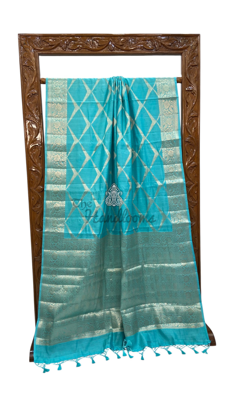 Pure Chiniya Silk Khaddi Handloom Banarasi Saree