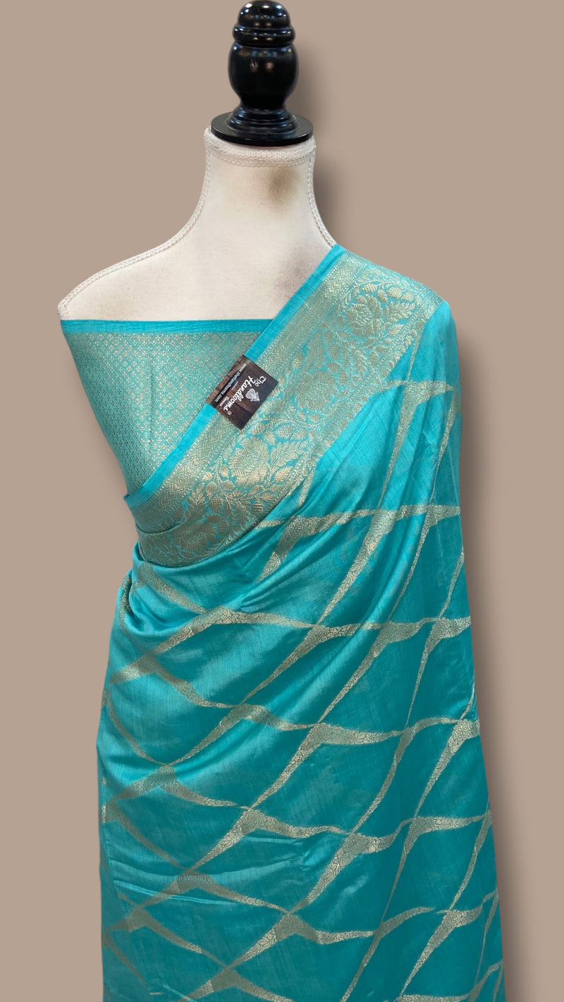 Pure Chiniya Silk Khaddi Handloom Banarasi Saree