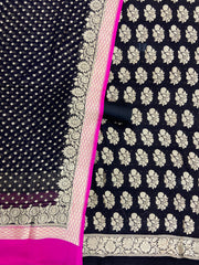 Khaddi Georgette Banarasi Dress material - The Handlooms