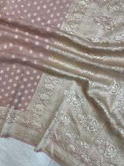 Moonga Georgette Handloom Banarasi Saree - The Handlooms