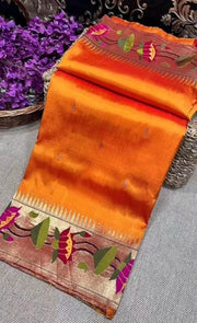 Nita Ambani in Pure Katan Silk Banarasi Handloom Saree - The Handlooms