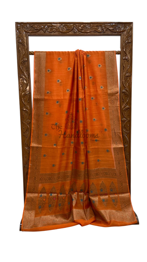 Moonga Silk Handloom Banarasi Saree - The Handlooms
