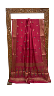 Moonga Silk Handloom Banarasi Saree - The Handlooms
