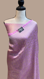 Pure Katan Silk Banarasi Handloom Saree - Tanchui Brocade - The Handlooms