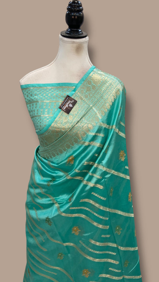 Pure Dupion Silk Banarasi Saree - The Handlooms