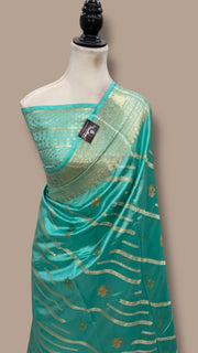 Pure Dupion Silk Banarasi Saree - The Handlooms