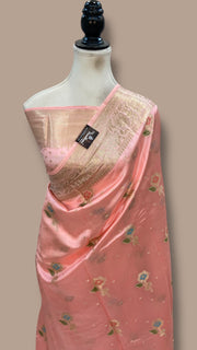 Pure Dupion Silk Banarasi Saree - The Handlooms