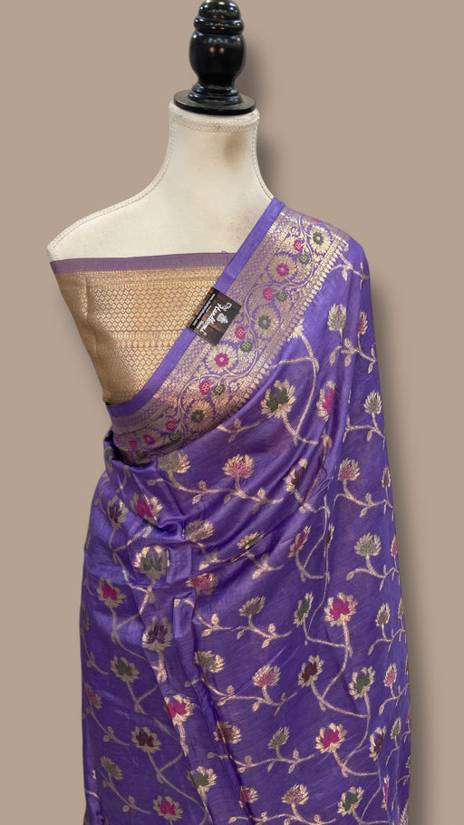 Pure Tussar Silk Handloom Banarasi Saree - The Handlooms