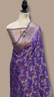 Pure Tussar Silk Handloom Banarasi Saree - The Handlooms