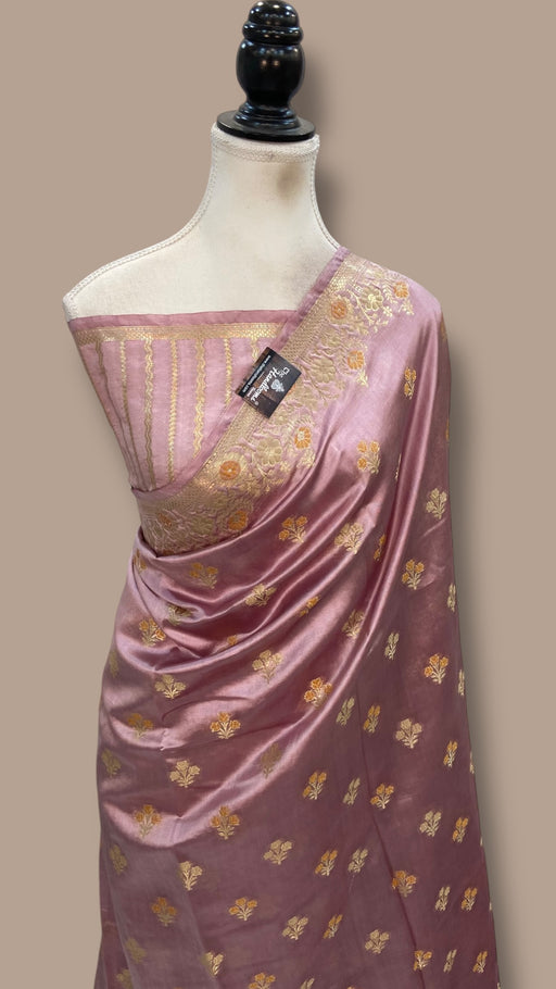 Pure Dupion Silk Banarasi Saree - The Handlooms