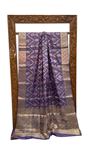 Pure Tussar Silk Handloom Banarasi Saree - The Handlooms