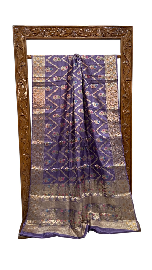 Pure Tussar Silk Handloom Banarasi Saree - The Handlooms