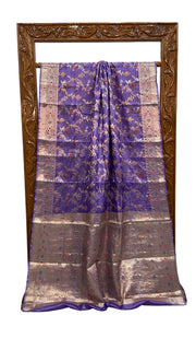 Pure Tussar Silk Handloom Banarasi Saree - The Handlooms