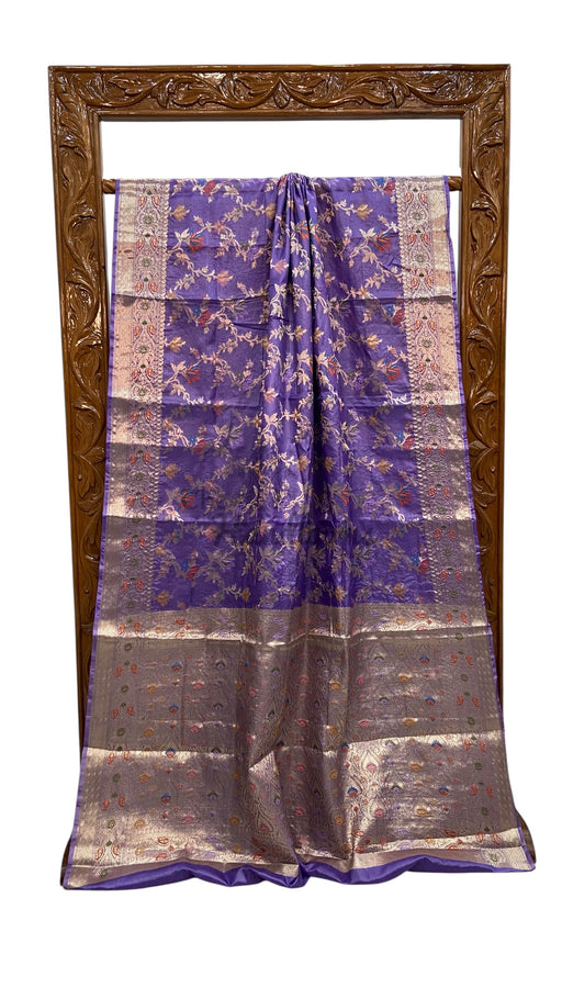 Pure Tussar Silk Handloom Banarasi Saree - The Handlooms