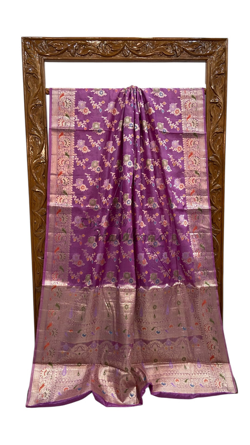 Pure Tussar Silk Handloom Banarasi Saree - The Handlooms