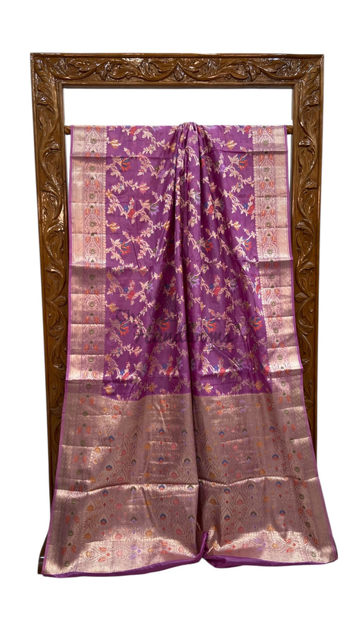 Pure Tussar Silk Handloom Banarasi Saree - The Handlooms