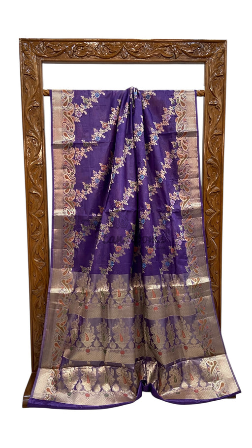 Pure Tussar Silk Handloom Banarasi Saree - The Handlooms