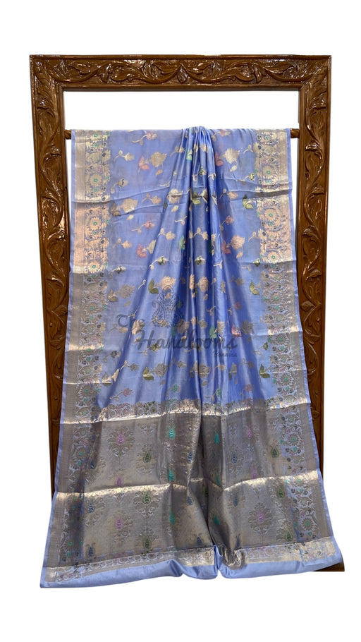 Pure Dupion Silk Banarasi Saree - The Handlooms