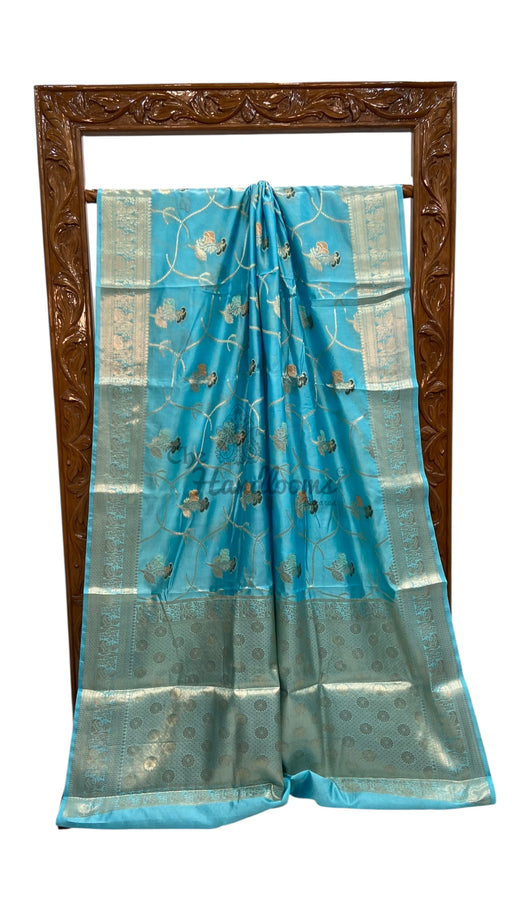 Pure Dupion Silk Banarasi Saree - The Handlooms