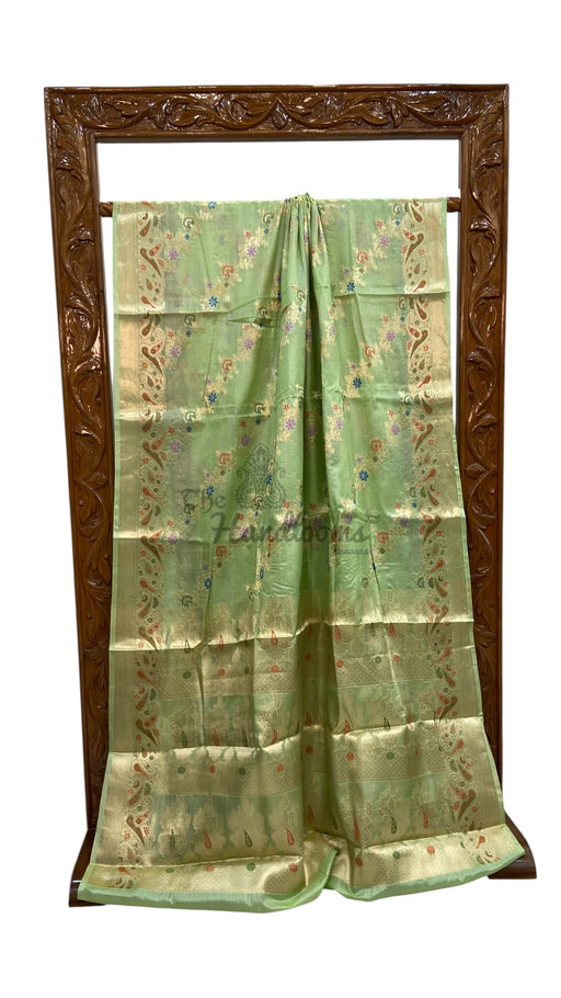 Pure Tussar Silk Handloom Banarasi Saree - The Handlooms