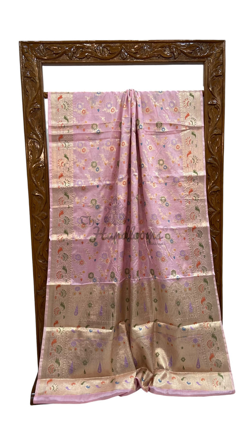 Pure Tussar Silk Handloom Banarasi Saree - The Handlooms