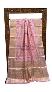 Pure Dupion Silk Banarasi Saree - The Handlooms